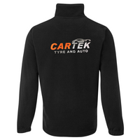 3PH ½ Zip Polar Fleece Black …Emb Cartek Logo L/C & Back….JBS/JSE