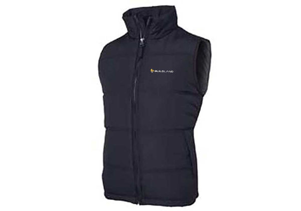 Mens Adventure Puffer Vest....Embroidered Buildland Logo L/C....JB's/Emb