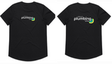 4052 WO's Drop Tee....3 Colour Print Mid Chest & 3 Colour A4 Print Back APTS Logo....AS/DMH