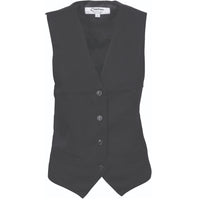 4302 Ladies Black Vest….Supplied Plain…CU