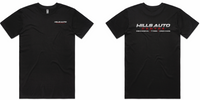 3006 Youth Staple Tee….with Printed Hills Auto Centre Logo LC & Back….AS/BJM