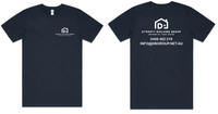 5050 Block Tee…with Printed DBG Logo L/C & Back….AS/BJM