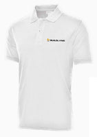 Mens Cotton Pique Polo....Embroidered Buiuldland logo L/C....AS/Emb