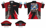 Short Sleeve Sublimated Button Through Shirts (Pitcrew Shirts)....270GSM Poly Microweave fabric....InS