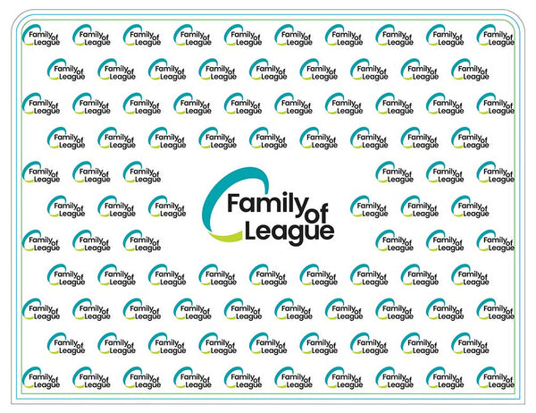 Family Of League Stretch Fabric Media Wall Straight - 3m W x 2.2m H....ES