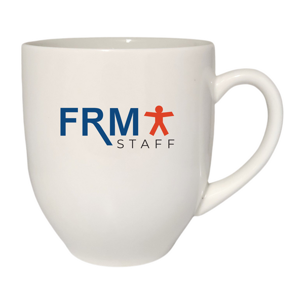1797C Broadway Mug printed Full Colour FRM Staff Logo...Lek