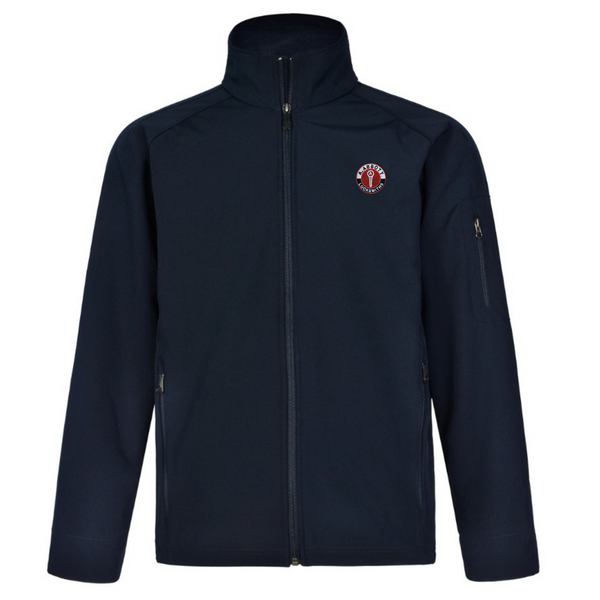 JK23 Men's Softshell High-Tech Jacket…with Emb LC AAbott Locksmiths Logo….Shi/JSE
