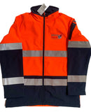 Hi Vis |D+N| Softshell Jacket....Embroidered LabourForce Logo L/C....JB/Emb