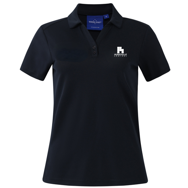 PS34B Victory Ladies Short Sleeve Polo….Emb Hurstville Central Logo L/C…Shi/Emb