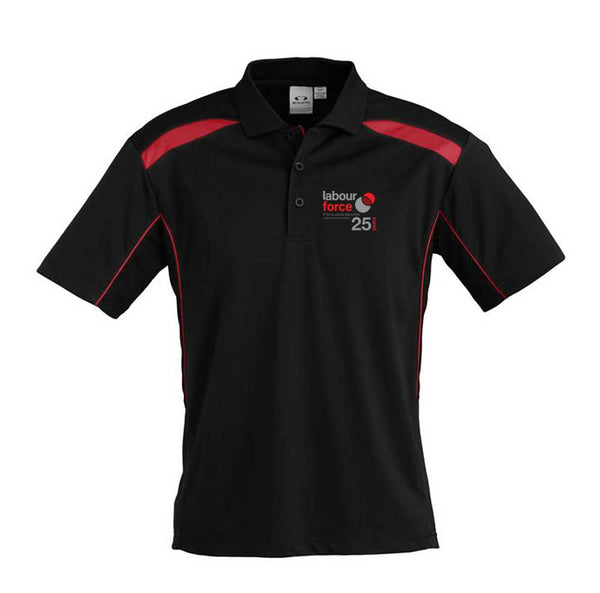 Ladies UNITED Short Sleeve Polo....Embroidered Labourforce Logo L/C....Biz/Emb