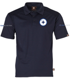 PS209 TrueDry Polo…L/C Emb C&A Chest Logo... Both Sleeves Emb C & A Logo…Shi/JS