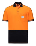 Hi Vis Sustainable Cool Breeze Safety Polo S/S....Printed 1 Col Logo L/C....BJM/BJM