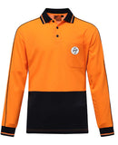 Hi Vis Sustainable Cool Breeze Safety Polo....Printed 1 Col Logo L/C....BJM/BJM