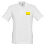 P400MS Mens Crew Short Sleeve Polo…Embroidered Ray White Logo L/C....FB/Emb