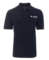 Men's 210 Pocket Polo....Powerprint 1 Col AFS Logo L/C....JB's/Js