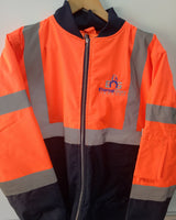 Day/Night Flying Jacket Ora/Nav....Embroidered logo L/C....PTs/Emb