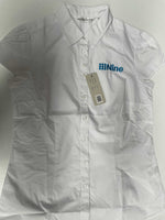 Ladies Euro Short Sleeve Shirt....with Channel Nine Logo L/C....Biz/Emb