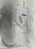 Ladies Euro Short Sleeve Shirt....with Channel Nine Logo L/C....Biz/Emb