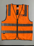 Vic Rail |D+N| Safety vest O/N....Embroidered LabourForce Logo L/C....JB/Emb