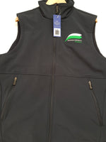 Mens Softshell Vest Navy....embroidered BGF Logo L/C....Shi/Emb