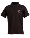 Connection TrueDry Polo....Embroidered Kameleon Logo L/C....Shi/Emb