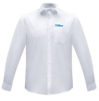 Ladies Euro Long Sleeve Shirt....with Channel Nine Logo L/C....Biz/Emb
