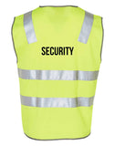 Hi Vis Safety Vest.....with SECOM embroidery L/C & SECURITY Back....PTs/Emb