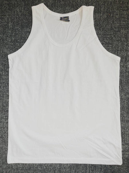 Plain White Singlet