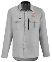 Mens Outdoor L/S Shirt....Printed 2 Colour L/C....FB/DMH